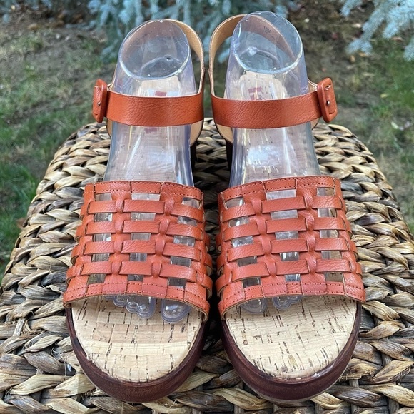 NEW Korks Marley Woven Vegan Leather Wedge Platform Sandals. Women’s size 10 - Picture 4 of 8